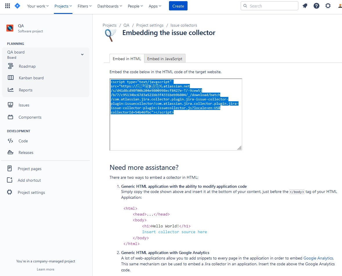 How to ember the issue collector