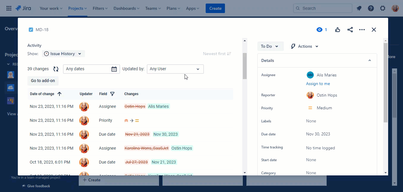 date filtering for single issue.gif